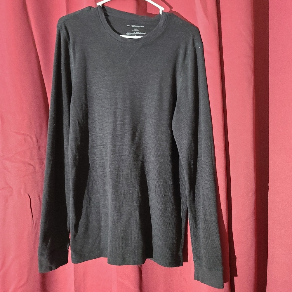 Black thermal men's large
